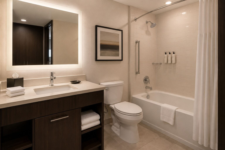 Bathroom, Alder & Pine Hotel, Toronto