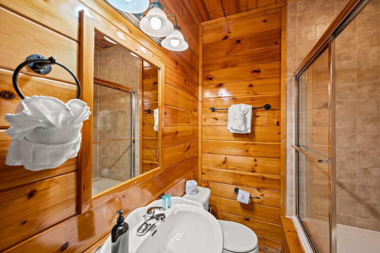 Bathroom 3, Cades Cove, Sevier