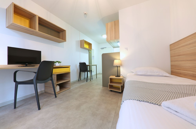Bedroom 5, Apparteo Dijon, Côte-d'Or