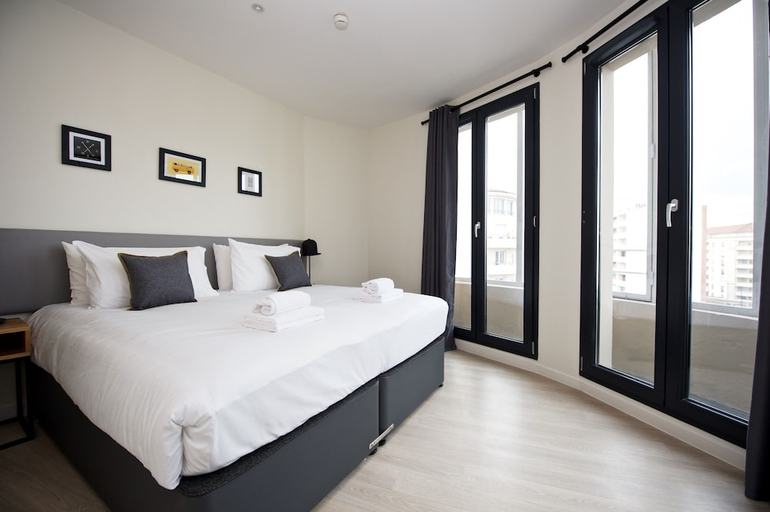 Bedroom 3, Staycity Aparthotel Lyon Garibaldi, Rhône