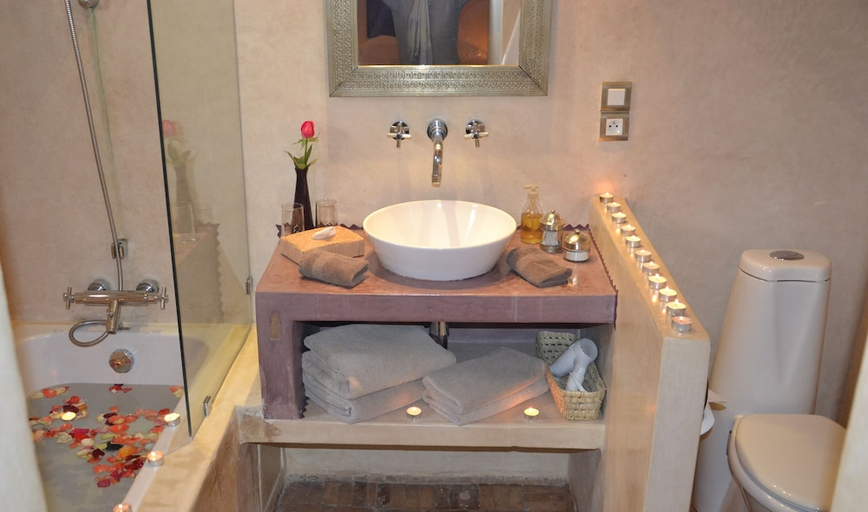 Bathroom 4, Riad Kalaa, Rabat