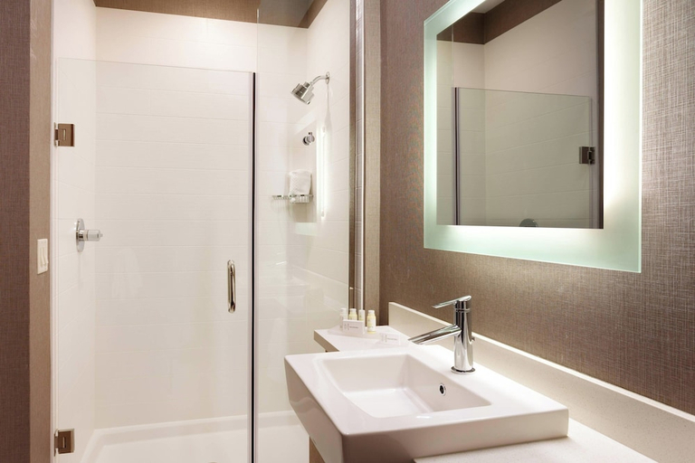 Bathroom, SpringHill Suites Coralville, Johnson