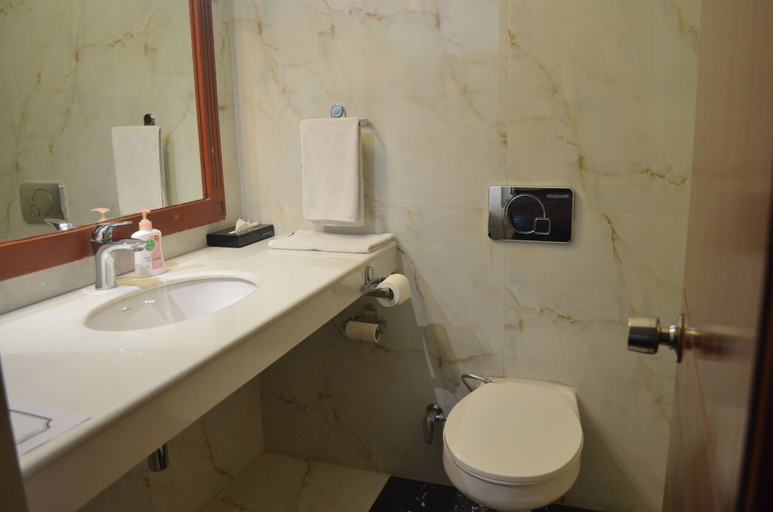 Bathroom 3, The Radha Ashok, Mathura