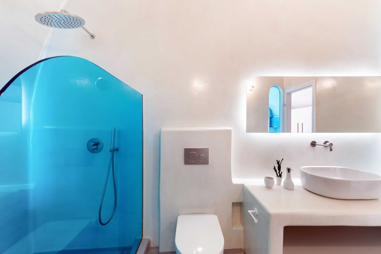 Bathroom 3, Marizan Caves & Villas, South Aegean