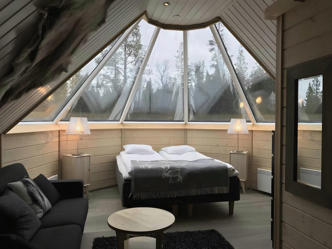 Bedroom, Northern Lights Village, Lapland