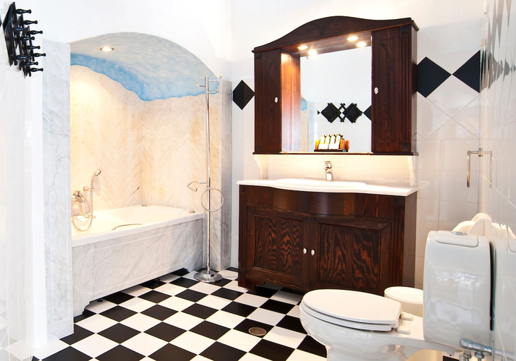 Bathroom 3, Nikos Villas, South Aegean