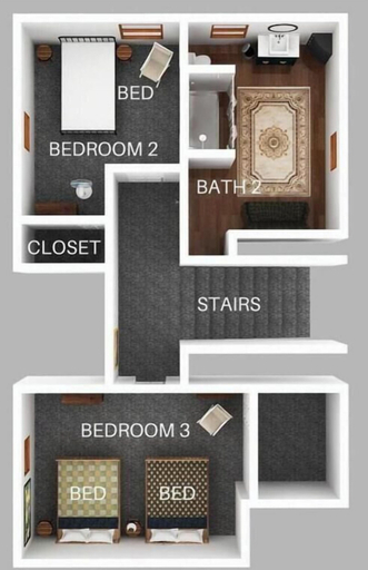 Floor plan 3, The Farmhouse, Sevier