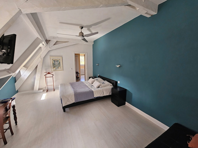 Bedroom 3, Chambres d'hôtes La Demeure Aux Pins, Hautes-Pyrénées