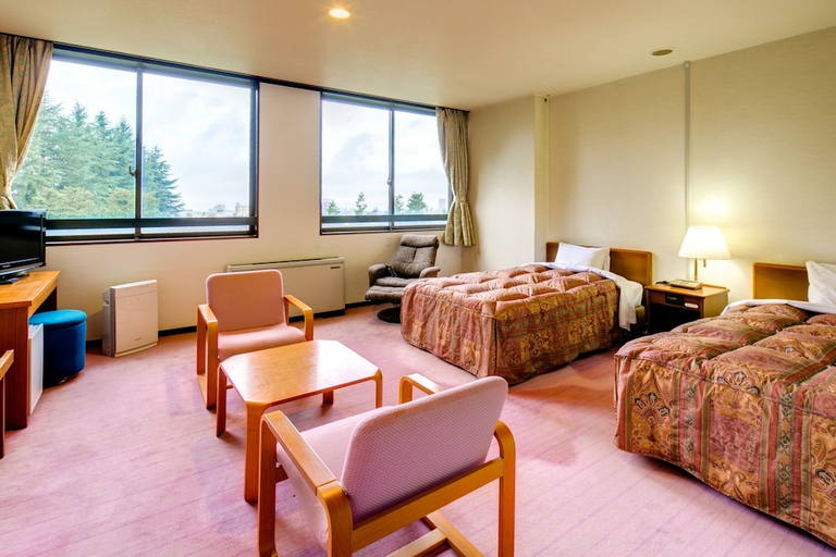 Bedroom 2, Akoya Kaikan, Yamagata