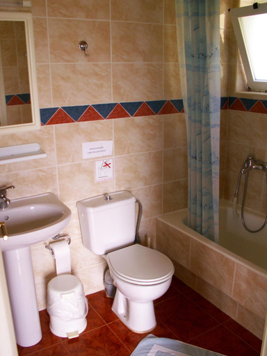 Bathroom, Athena Hotel, Crete