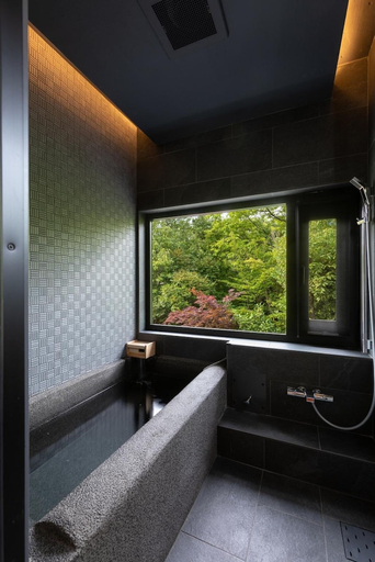 Bathroom 4, Ryoso Yufuin Yamadaya, Yufu