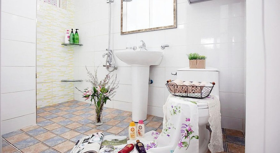 Bathroom, Princess Pension, Gyeongju