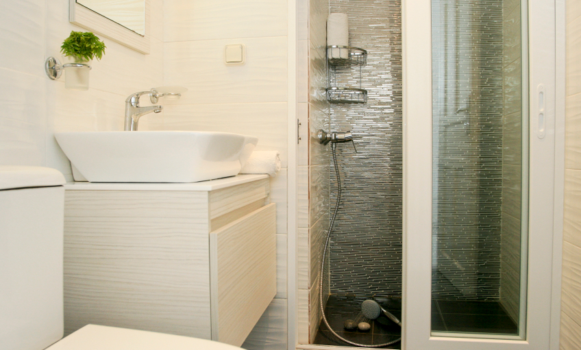 Bathroom 4, Vithos Aparthotel, South Aegean