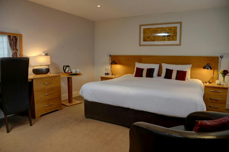 Bedroom 2, Pettifers Freehouse Hotel, Wiltshire