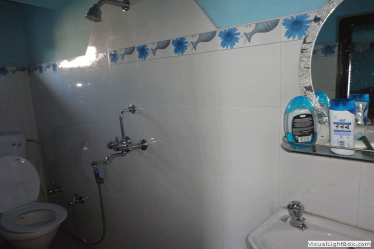 Bathroom, Mountain View Lodge, Gandaki
