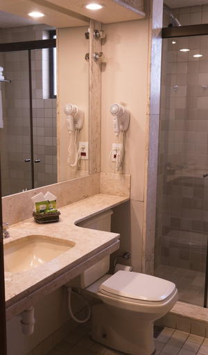Bathroom 4, Oft Tamandare Plaza Hotel, Goiania