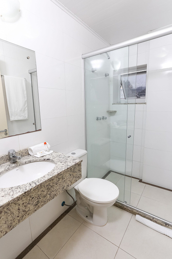 Bathroom, Hotel Express Rodoviária, Porto Alegre