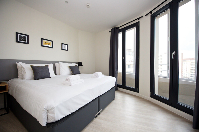 Bedroom 3, Staycity Aparthotel Lyon Garibaldi, Rhône