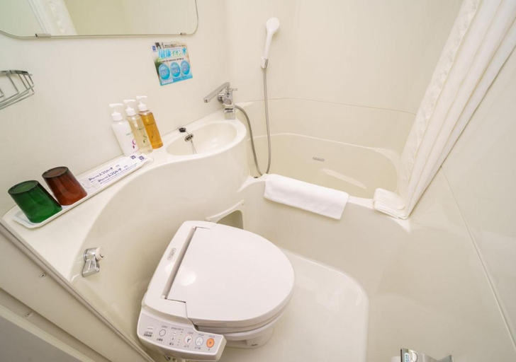 Bathroom 3, Super Hotel Sendai Hirose Dori, Sendai
