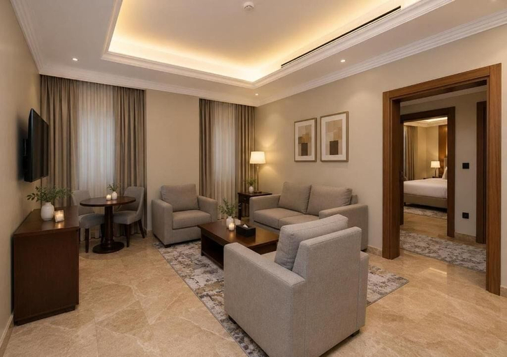 Living area, diamond aparthotel, Jeddah
