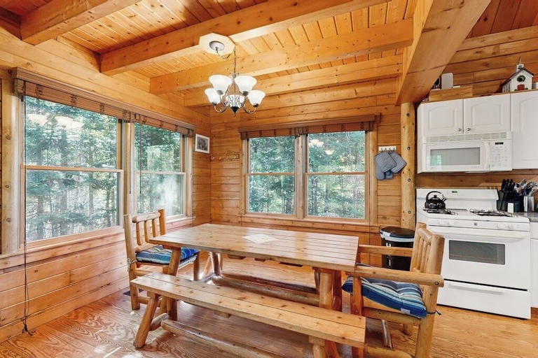 Private kitchen 3, Dog-friendly Lakefront Home With Deck, Grill, Wifi, Shared Dock & Water Access, Piscataquis