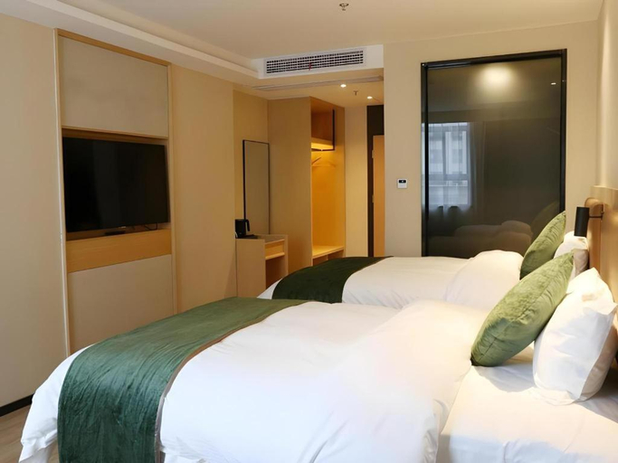 Bedroom 2, Green Tree Inn Express Chizhou Gymnasium, Chizhou