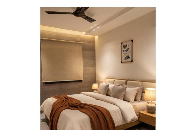 Bedroom 2, stayEZ Studio Apartments, Indore