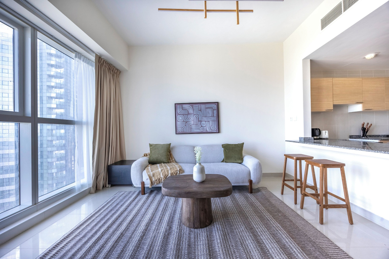 Living area 3, Bloomfields 1BR in Marina Bay 1, Abu Dhabi City