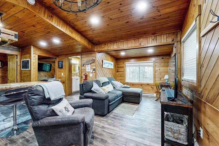 Living area 2, Remodeled Cottage With AC, Private W/d, Full Kitchen, and High-speed Wifi, Lincoln