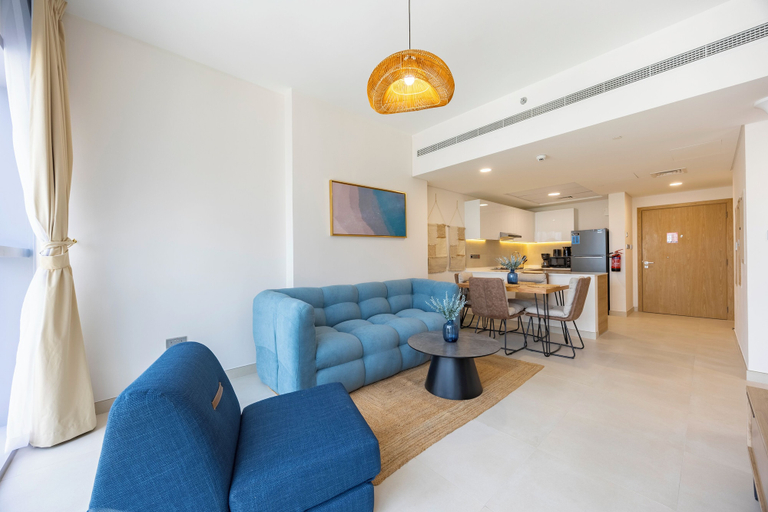 Living area 3, Bloomfields 2BR in Radiant Boulevard, Abu Dhabi City