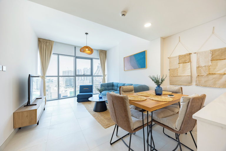 Living area 4, Bloomfields 2BR in Radiant Boulevard, Abu Dhabi City