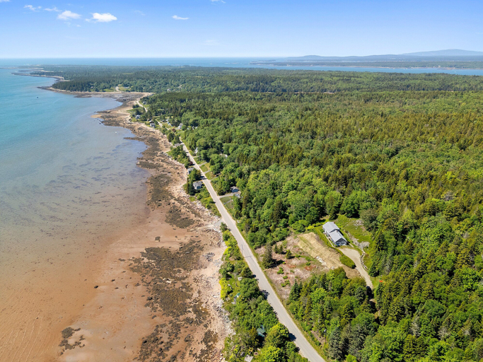 Aerial view 3, Dog-friendly Oceanfront Home With Private Shorefront, two Fireplaces, & Firepit, Washington