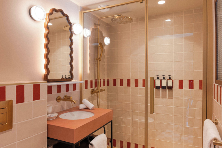 Bathroom 2, Hotel Posidonia, Alpes-Maritimes