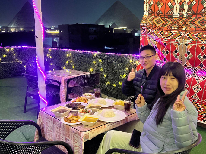 Food & Drinks 5, Jana pyramids view in 3, Al-Ahram