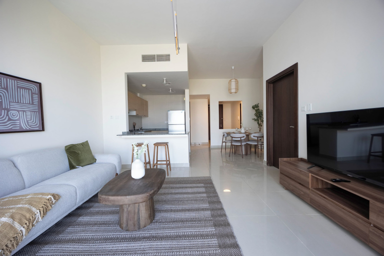 Living area 2, Bloomfields 1BR in Marina Bay 1, Abu Dhabi City