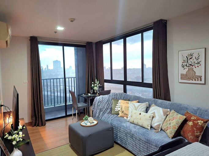 Primary image, Cozy 1 BR 40 Sqm Corner, 3 Mins to BTS Wutthakat, Chom Thong