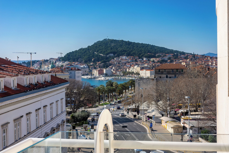 View from property, SoNo Old Town top view & elevator, Split