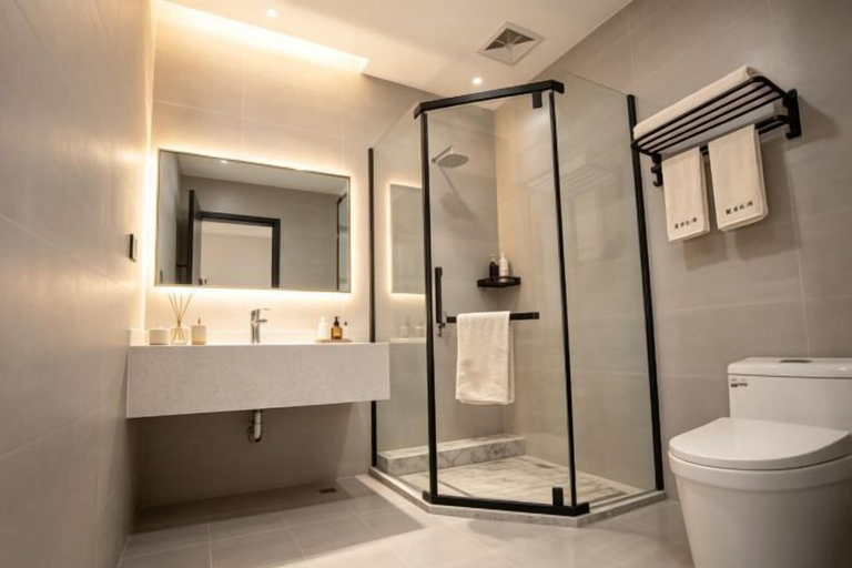 Bathroom 3, Mimengyitan Holiday Inn, Huzhou