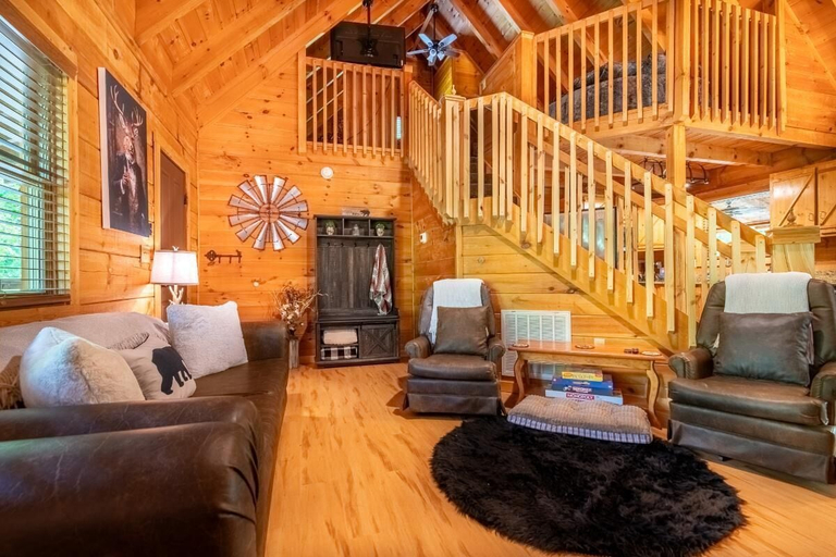 Living area 4, Quiet Way Cabin, Sevier