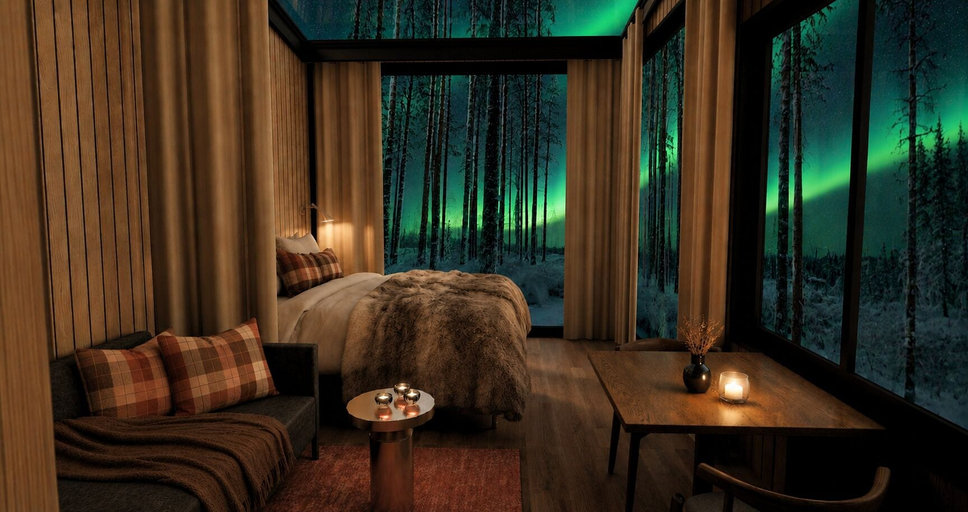 Room 4, Aava Glass Igloos, Lapland