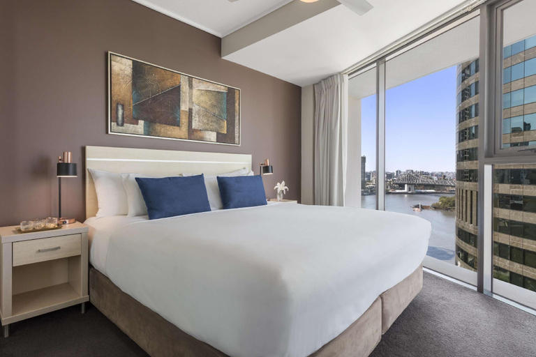 Bedroom 3, Oaks Brisbane Felix Suites, Brisbane