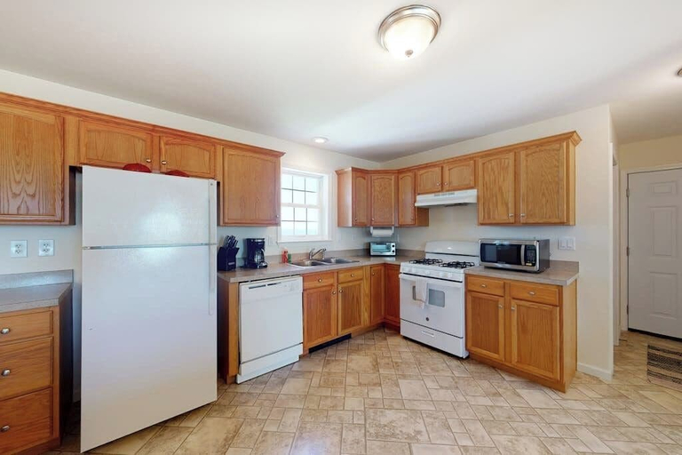 Private kitchen 4, Tranquil Getaway on the Coast With Beach Access, Ocean Views, & Screened Porch, Knox