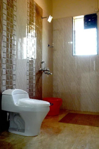 Bathroom, Sunlit Farm, Ratnagiri