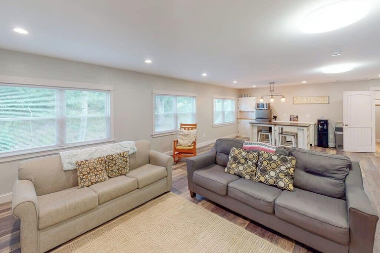 Living area 3, Waterfront Home With Deck, Patio, Grill, Firepit, Ping-pong, & Wifi, Hancock