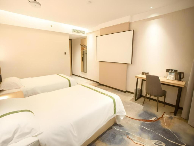 Bedroom 2, GreenTree Inn Express Hefei City Bus Station, Tai'an