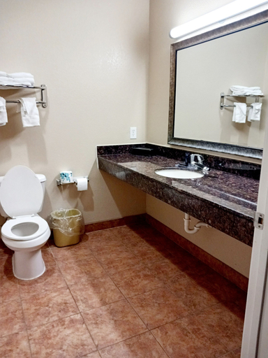 Bathroom 4, Quality Inn & Suites, Dewitt