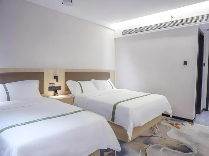 Bedroom 2, GreenTree Inn Express Hefei City Bus Station, Tai'an