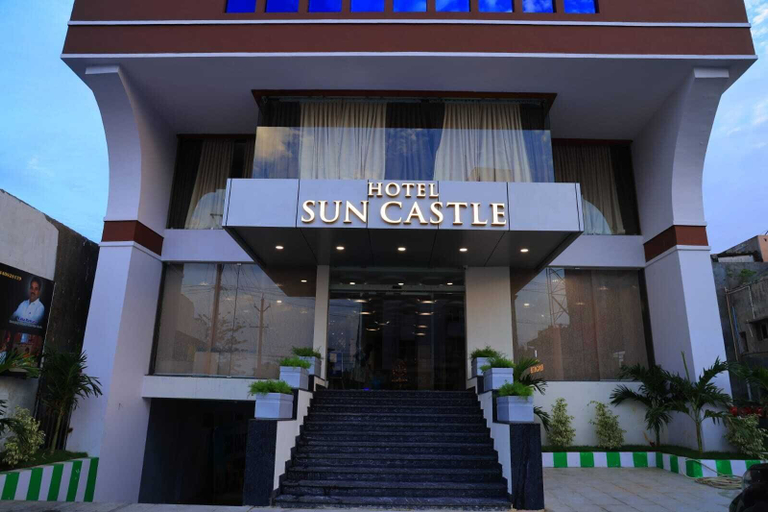 Exterior detail, sun castle hotel, Visakhapatnam