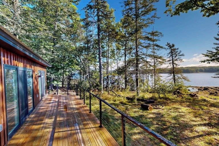 View from room, Modern Maine Cottage With River Views, Deck, and a Convenient Washer/dryer, Waldo