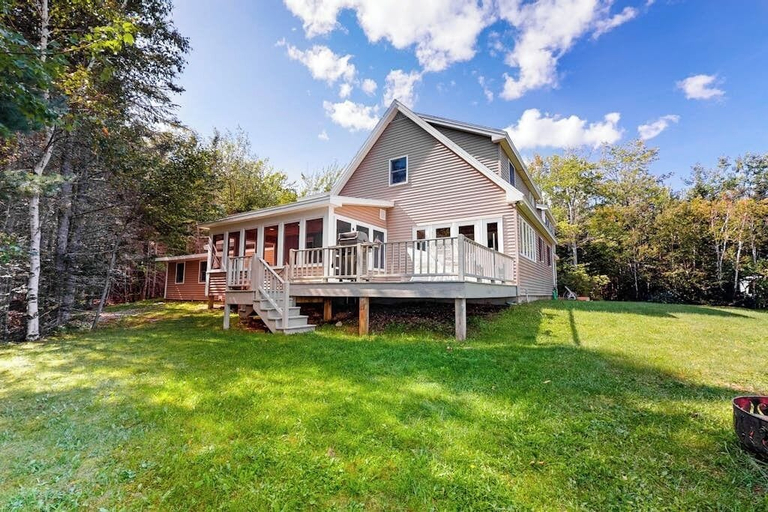 Exterior 4, Dog-friendly, Bayfront Home W/rocky Beach, Full Kitchen, Washer/dryer & Firepit, Hancock